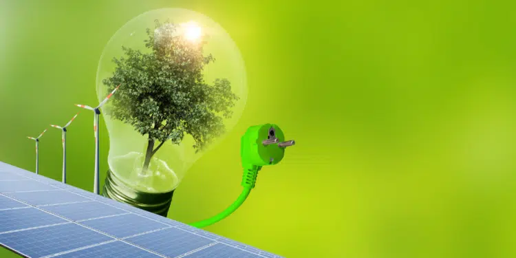 lampe sur panneau solaire